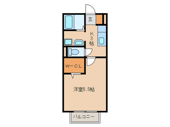 ボヌールハウスの物件間取画像